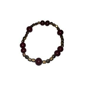 Iris Apfel & Bajalia Bold Beaded Statement Bracelet  Boho Tribal Jewelry